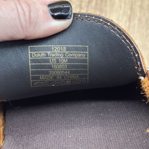 Duluth Trading Co Brown Bison Grain Driving Loafers Mens 10 M Shoes - Picture 8 of 8